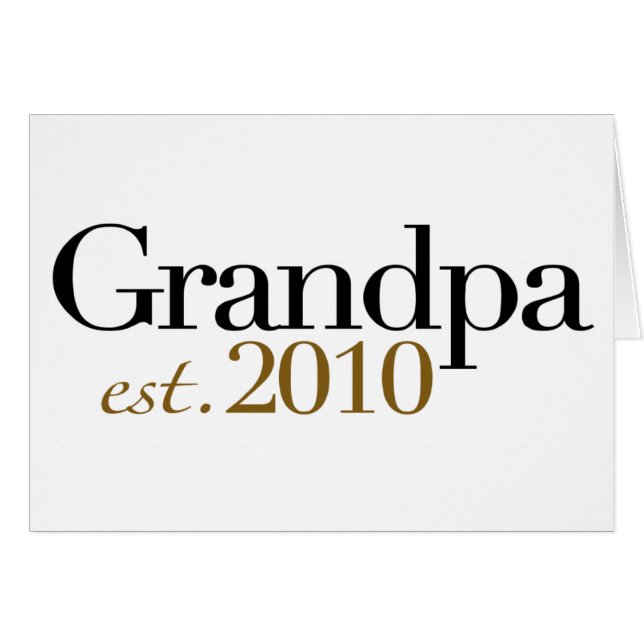 Grandpa Est 2010 (Front Horizontal)
