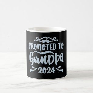 grandpa est 2024, Promoted To Grandpa Est. 2024 Coffee Mug
