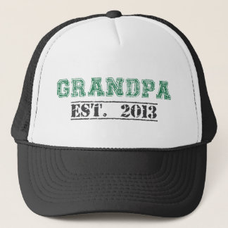 Grandpa, Established 2013 Trucker Hat