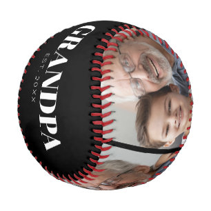 Grandpa Established Grandparents Day 3 Photo Baseball