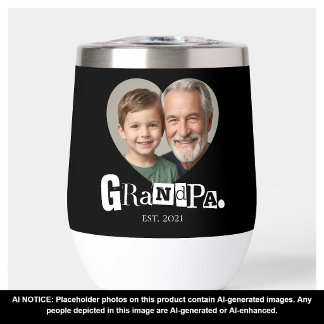 Grandpa Established Photo Gift For Grandfather