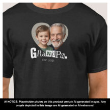 Grandpa Established Photo Gift For Grandfather