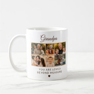 Grandpa Father's Day 6 Family Photo Coffee Mug