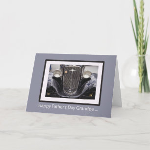 Grandpa Father's Day Classic Car Card