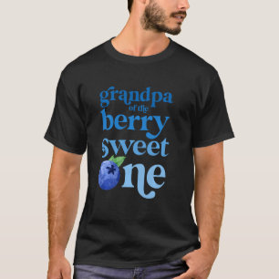 Grandpa First Birthday Berry Sweet One Blueberry 1 T-Shirt