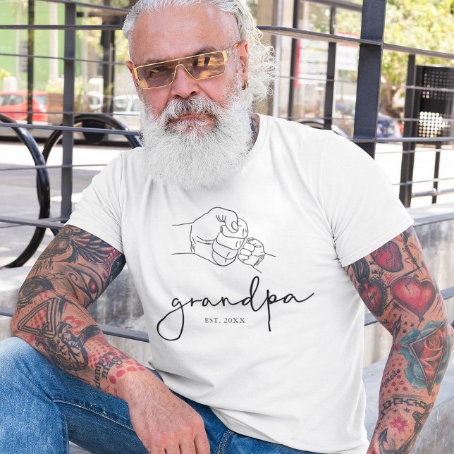 Grandpa Fist Pump Fathers Day T-Shirt (Creator Uploaded)