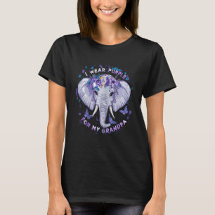 Grandpa Floral Dementia Heimerheimer's Disease Awa T-Shirt