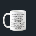 Grandpa Gift funny Grandpa Custom gift Coffee Mug<br><div class="desc">Grandpa Gift funny Grandpa Custom gift Grandfather Coffee Mug Grandpa gift idea,  Grandpa birthday gift,  Best Grandfather mug,  best Grandfather gift, </div>