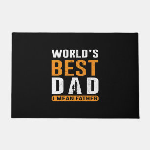 Grandpa Gift I Mean Father Doormat