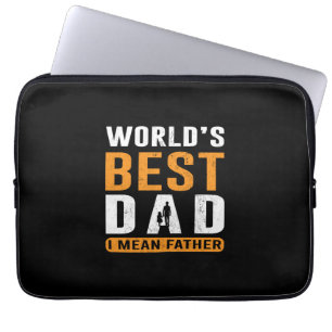 Grandpa Gift I Mean Father Laptop Sleeve