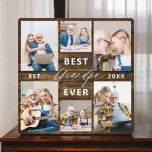 Grandpa Grandchildren Wood Photo Collage Plaque<br><div class="desc">Celebrate the special bond between Papa and his grandchildren with our "Papa Grandfather Grandchildren Photo Collage" plaque. This personalised plaque beautifully showcases a collection of cherished photos, capturing precious moments and memories shared between Papa and his beloved grandchildren. The heartfelt title "Papa" prominently displayed adds a touch of warmth and...</div>