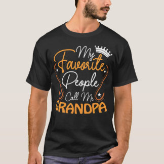 Grandpa Grandfather buddha background  T-Shirt