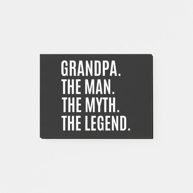 Grandpa/Grandfather Gift Post-it Notes (Front)
