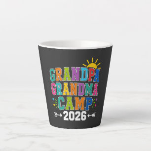 Grandpa Grandma Camp 2026 Latte Mug