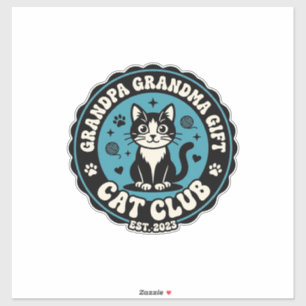Grandpa Grandma Cat Gift Pet Lover Shirt Art - Gra