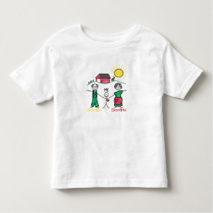 Grandpa Grandma & Me Toddler T-Shirt