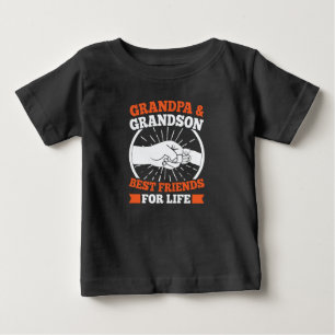 Grandpa Grandson best friends Baby T-Shirt
