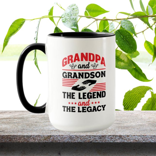 Grandpa  Grandson legacy add text Mug (Creator Uploaded)