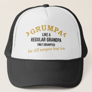 Grandpa Grumpa Trucker Hat