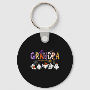 Grandpa Halloween Boo Ghost Horror Costume Funny P Key Ring