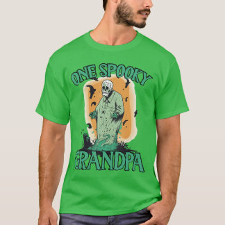 Grandpa Halloween Costume Spooky Grandfather Trick T-Shirt