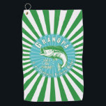 “Grandpa is my Fishing Buddy” Golf Towel<br><div class="desc">What a fabulous gift for your Grandpa or Grandfather! Created especially for all of us who enjoy being with our Grandpa, Grandfather, Papa, Pop Pop, or Grampy! Very unique design gift for anyone looking for that one of a kind special gift! There is nothing like spending time with our Favourite...</div>