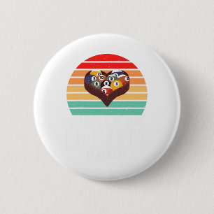 Grandpa Is My Name Billiards Is My Game Billiards 6 Cm Round Badge