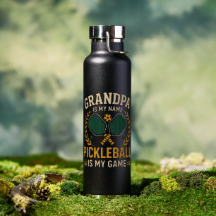 Grandpa Is My Name Water Bottle