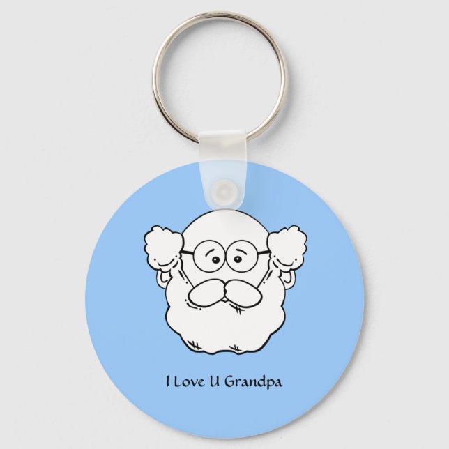 Grandpa Keychain (Personalise) (Front)