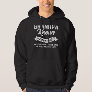Grandpa Knows Everything 60th Father's Day 1 Hoodie