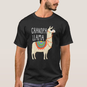 Grandpa Llama For Men, Grandfather T-Shirt