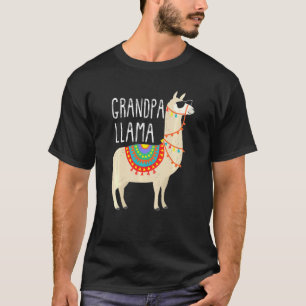 Grandpa Llama For Men, Grandfather T-Shirt