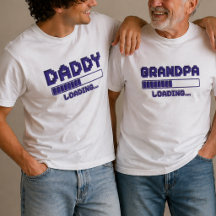 Grandpa Loading Pregnancy Reveal Shirt