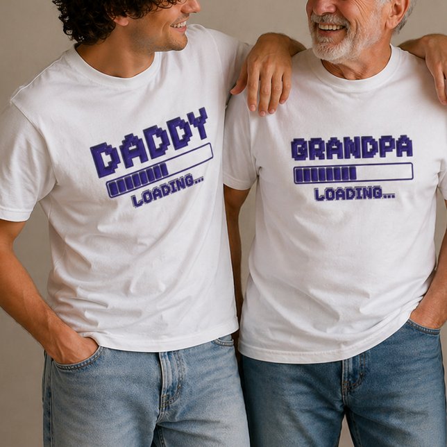 Grandpa Loading Pregnancy Reveal Shirt (Creator Uploaded)
