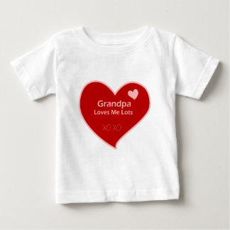 Grandpa Loves Me Lots Baby T-Shirt