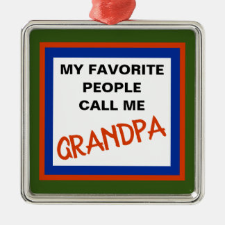 GRANDPA METAL ORNAMENT