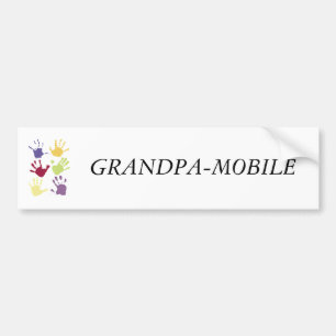 GRANDPA-MOBILE BUMPER STICKER