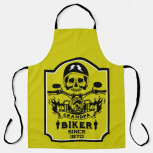 Grandpa Motorbike Rider Apron