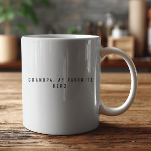 GRANDPA My Favourite Hero  Coffee Mug