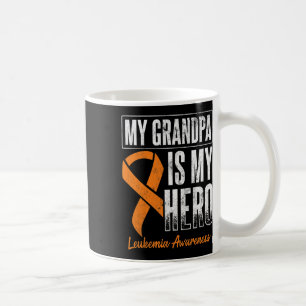 Grandpa My Hero Leukaemia Cancer Leukaemia Awarene Coffee Mug