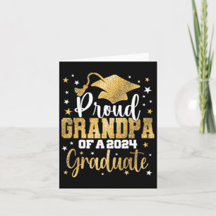 Grandpa Of A 2024 Graduate Cl Senior Graduation  Card