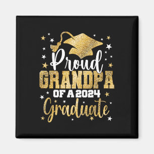 Grandpa Of A 2024 Graduate Cl Senior Graduation Magnet