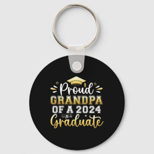 Grandpa Of A 2024 Graduate Senior Graduation Men  Key Ring