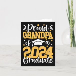 Grandpa Of A Cl Of 2024 Graduate Matching Family  Card