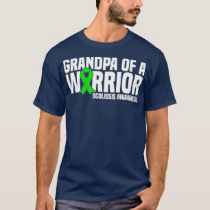 Grandpa of a Warrior Scoliosis Awareness T-Shirt