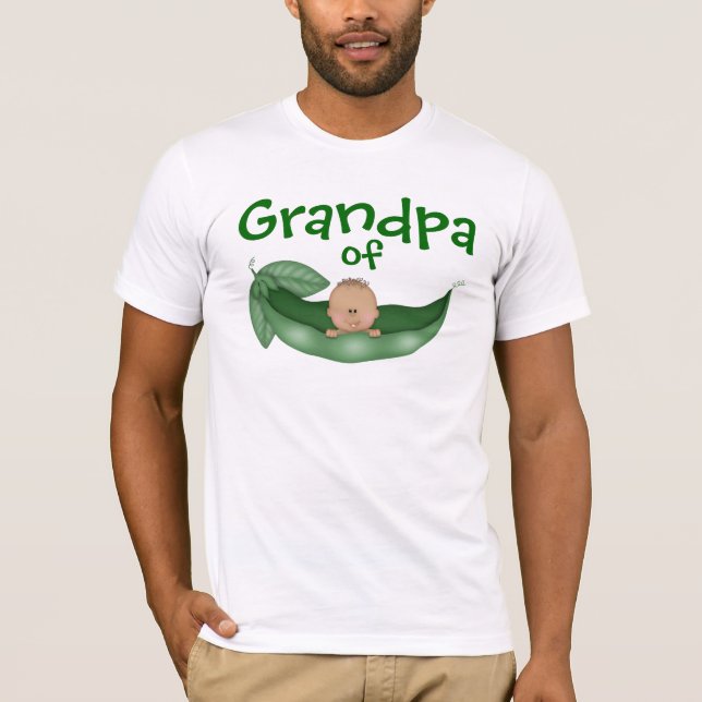 Grandpa of Baby Boy with Dark Skin T-Shirt (Front)