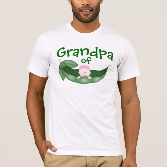 Grandpa of Baby Girl T-Shirt (Front)