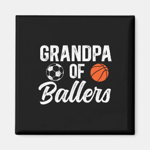 Grandpa Of Byllers Bysketbyll Soccer Grandpa Of By Magnet