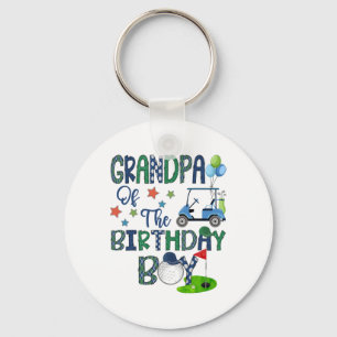Grandpa Of The Birthday Boy Hole In One Golf Lover Key Ring