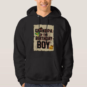 Grandpa Of The Birthday Boy Pirate Theme 5th Bda Hoodie